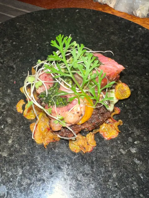 Beef tartare with herbs